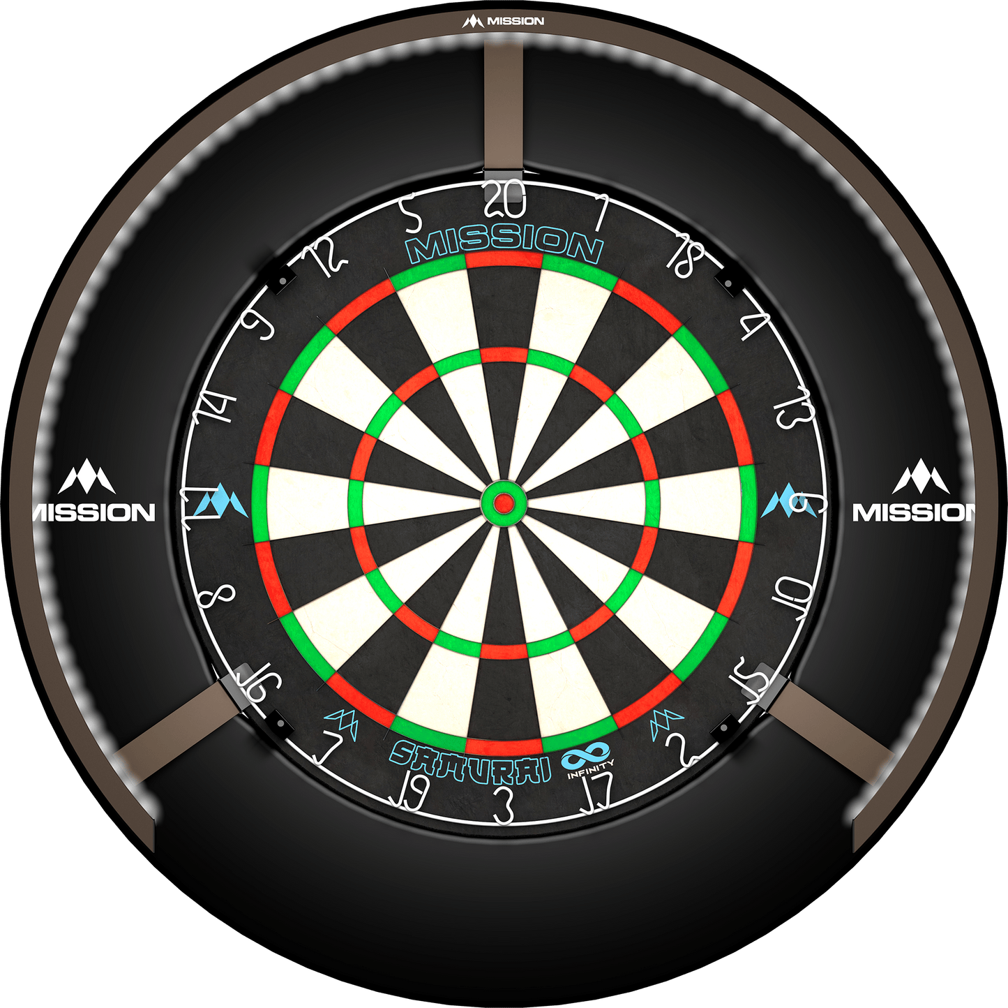 Mission Torus 270 Dartboard Lighting - Bright White Light