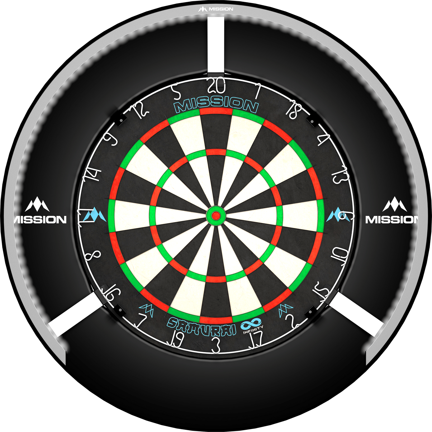 Mission Torus 270 Dartboard Lighting - Bright White Light