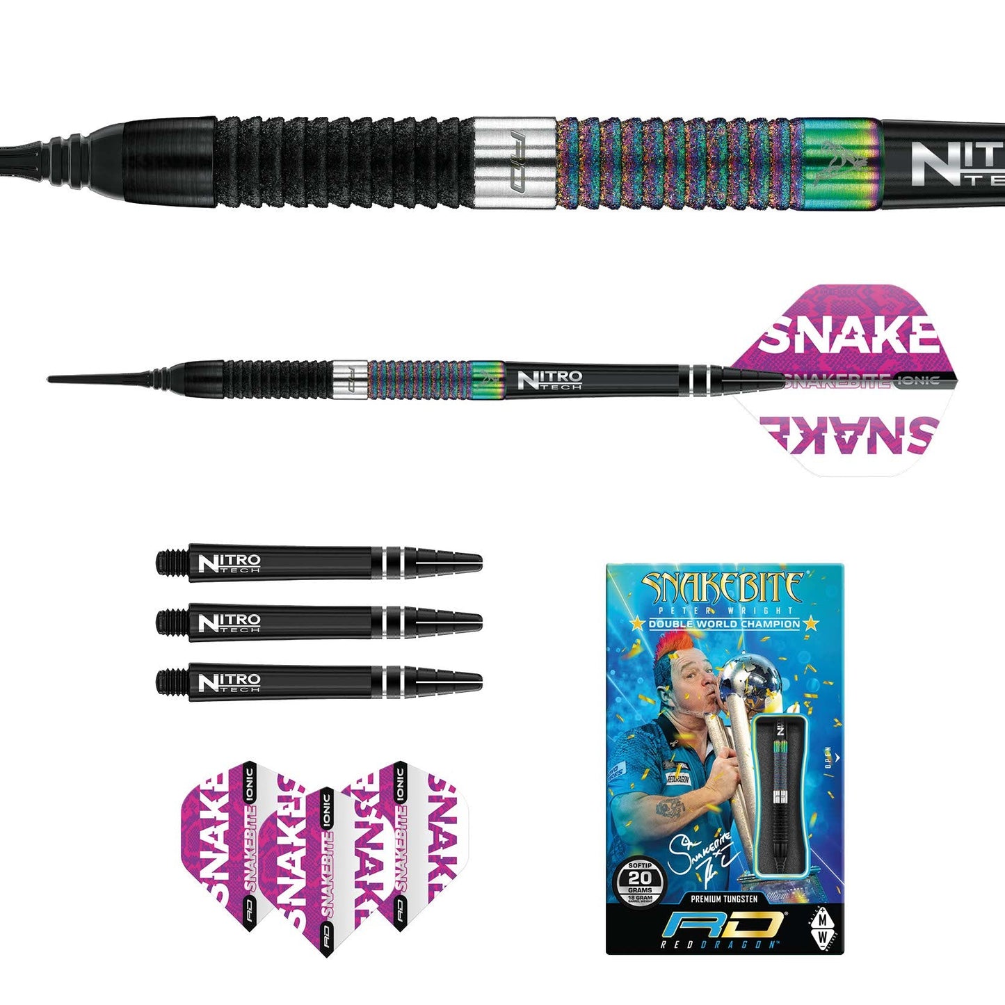 Peter Wright World Champion Diamond Fusion SE Softip