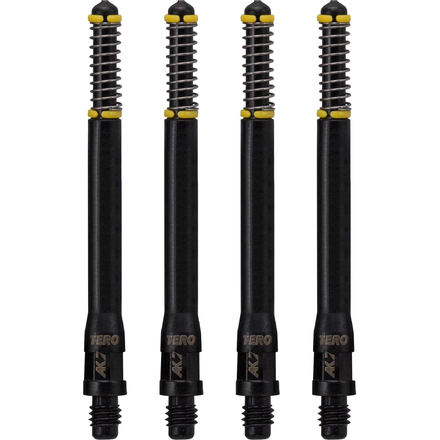 Cuesoul - Dart Shafts - Tero Flight System - AK7 - Standard - Set of 4 - Black