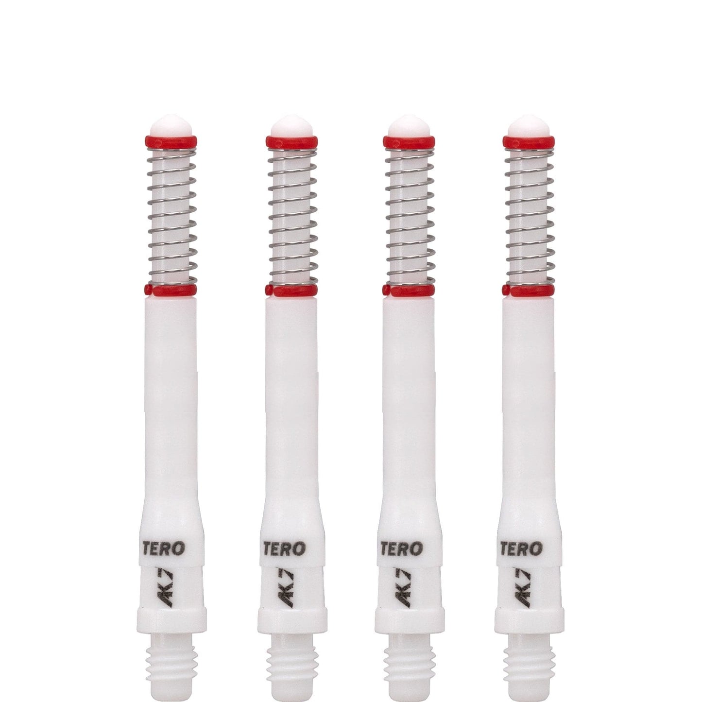 Cuesoul - Dart Shafts - Tero Flight System - AK7 - Standard - Set of 4 - White
