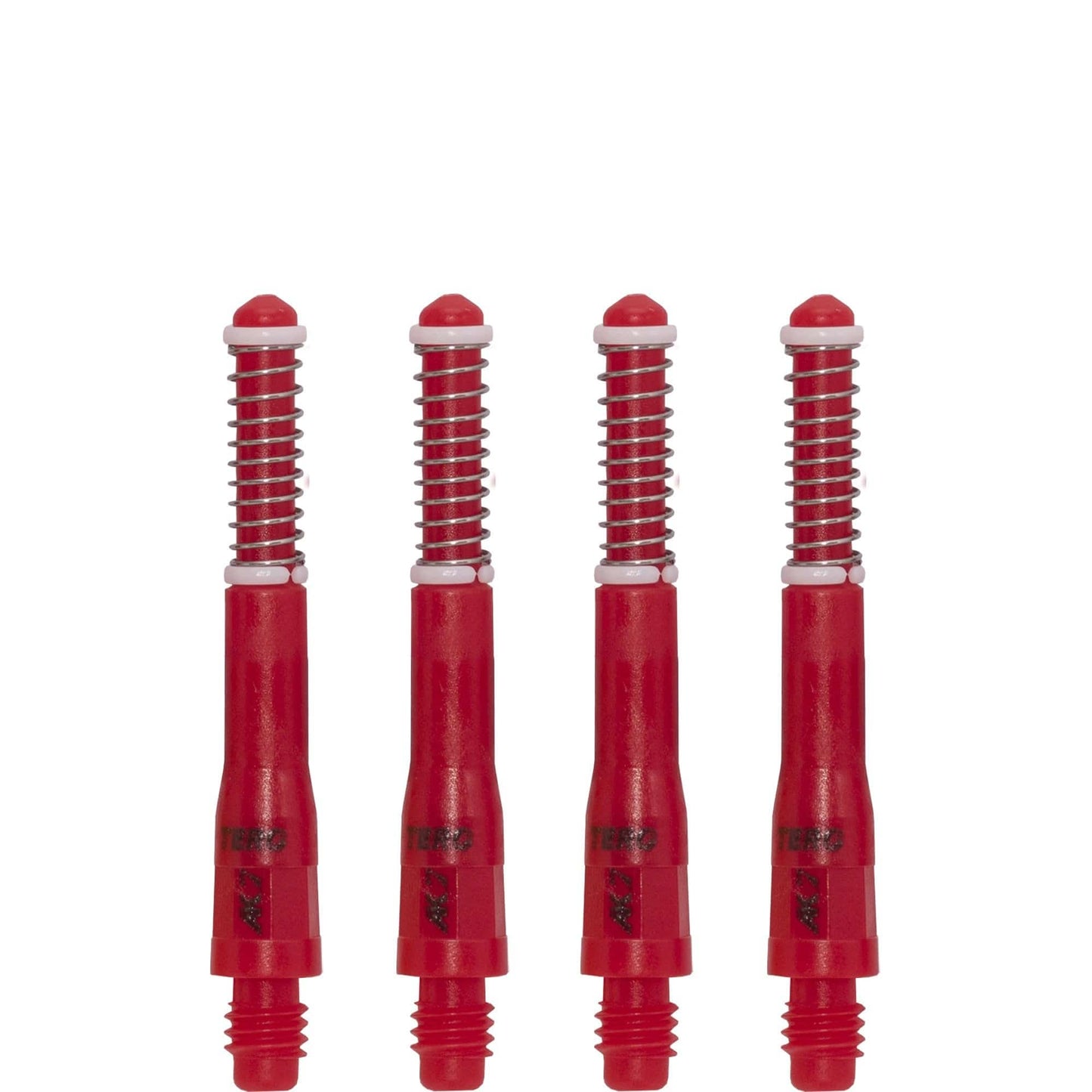 Cuesoul - Dart Shafts - Tero Flight System - AK7 - Standard - Set of 4 - Red