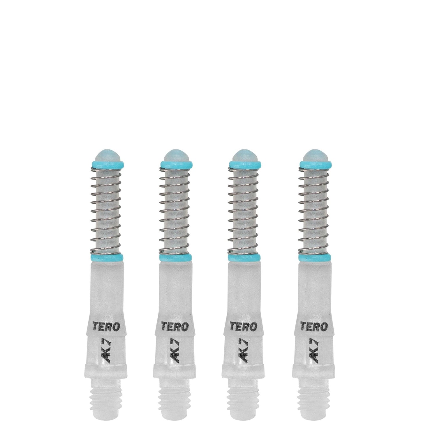 Cuesoul - Dart Shafts - Tero Flight System - AK7 - Standard - Set of 4 - Ice Clear