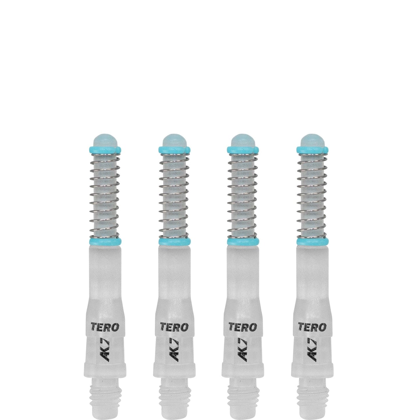 Cuesoul - Dart Shafts - Tero Flight System - AK7 - Standard - Set of 4 - Ice Clear