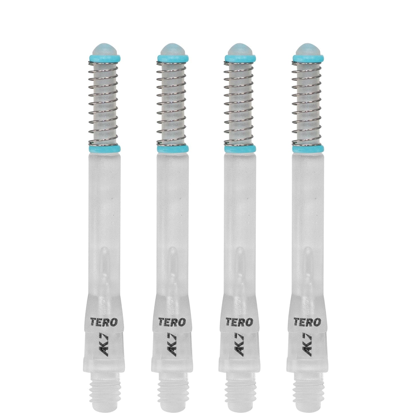 Cuesoul - Dart Shafts - Tero Flight System - AK7 - Standard - Set of 4 - Ice Clear