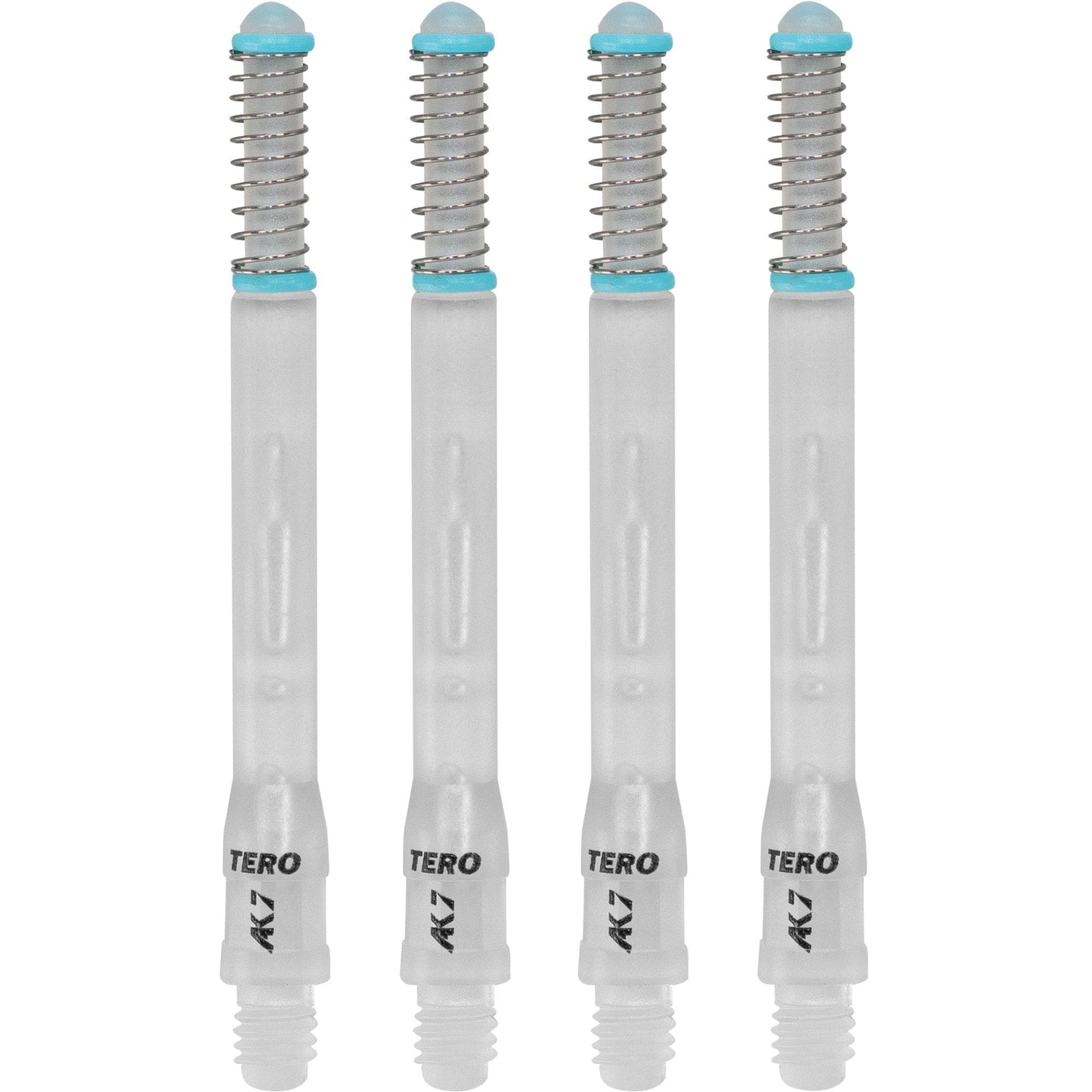 Cuesoul - Dart Shafts - Tero Flight System - AK7 - Standard - Set of 4 - Ice Clear