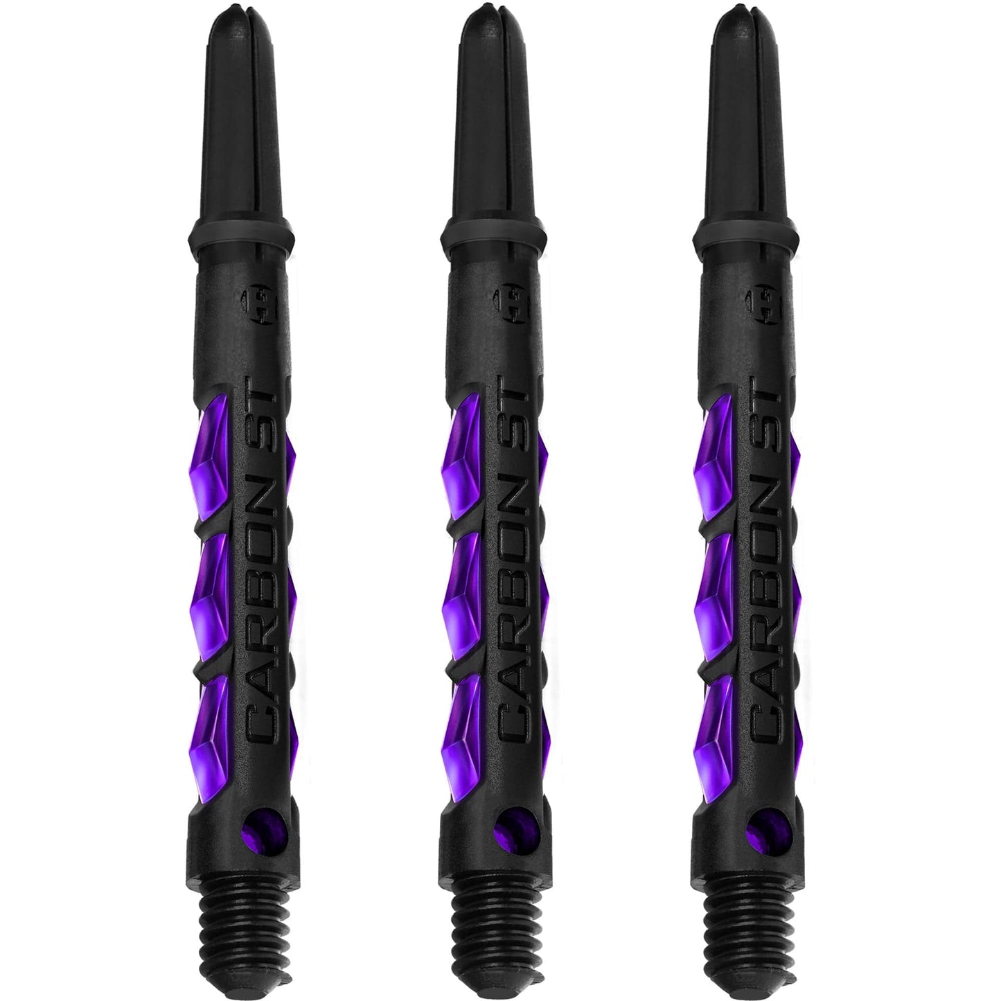 Harrows Carbon ST Shafts - Dart Stems - Black & Purple