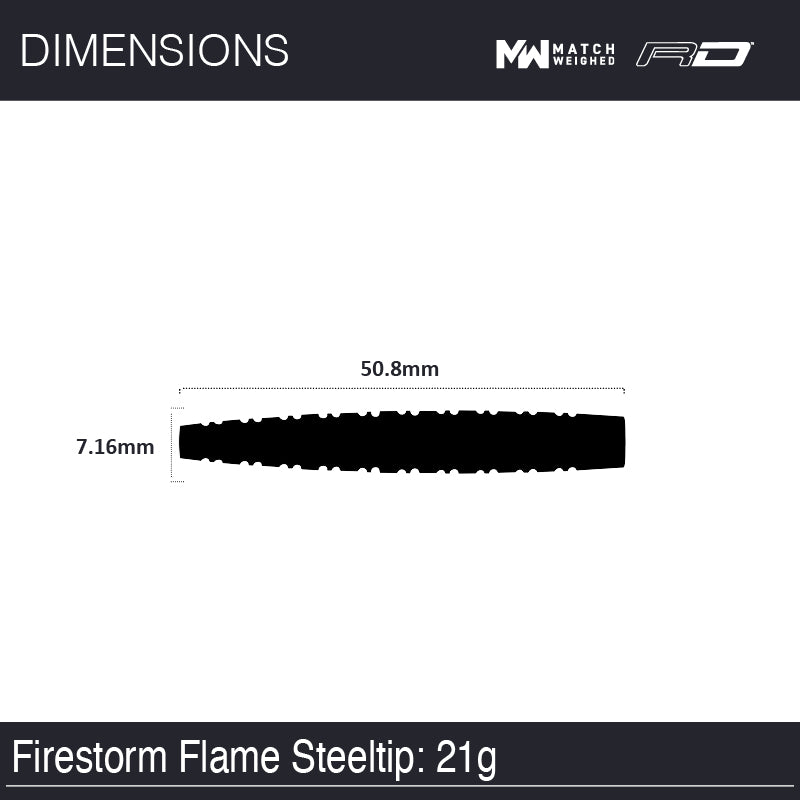 Winmau Firestorm Flame 2