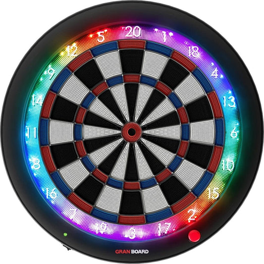 Granboard 3S - Professional Electronic - Soft Tip Dartboard - Blue