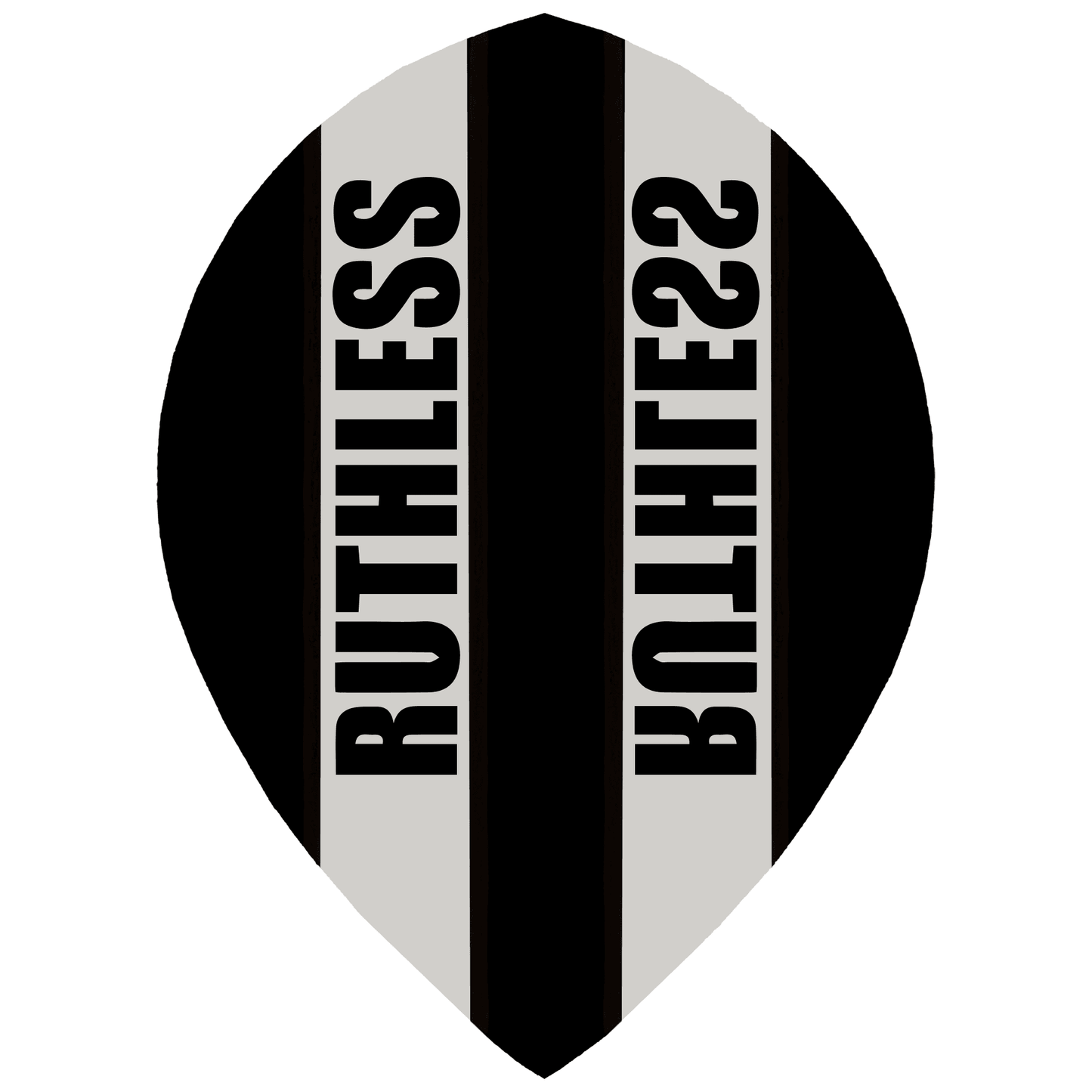 *Ruthless - Clear Panel - Dart Flights - 100 Micron - Pear