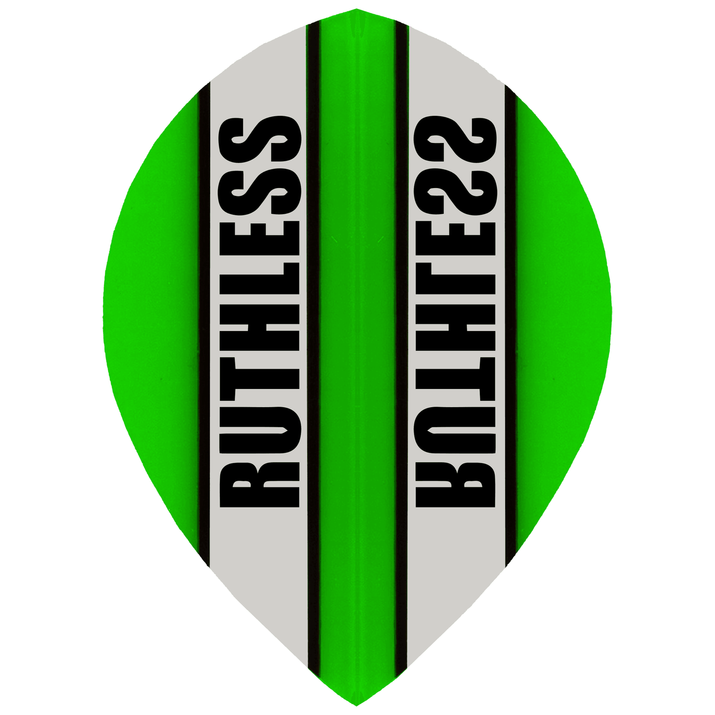 *Ruthless - Clear Panel - Dart Flights - 100 Micron - Pear