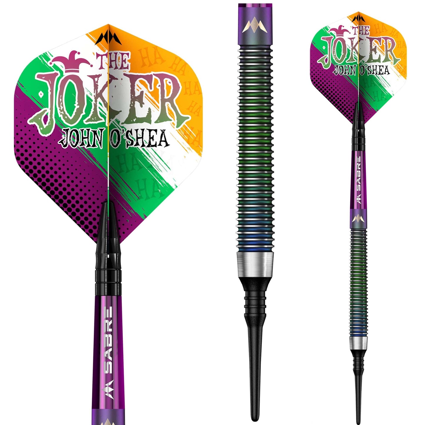 Mission John O Shea Darts - Soft Tip - The Joker - Coral - 20g