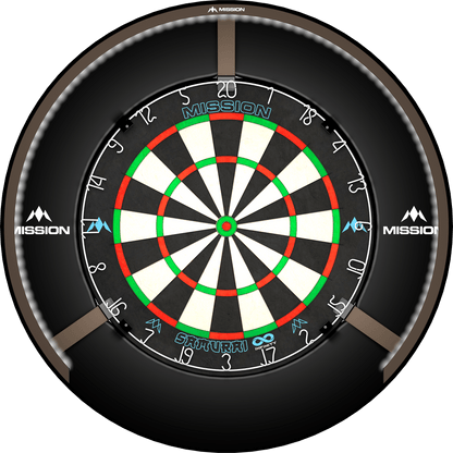 Mission Torus 270 Dartboard Lighting - Bright White Light