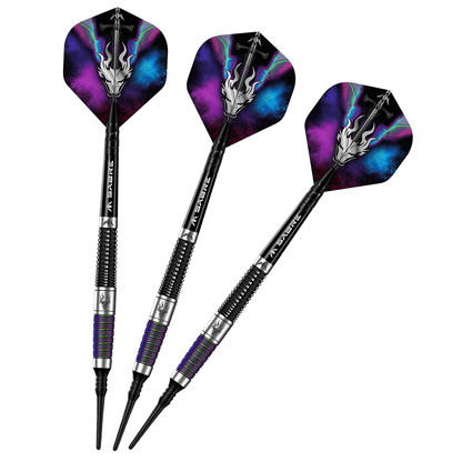 Mission Occult Darts - Soft Tip - 90% - Black & Coral PVD