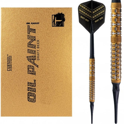 Cuesoul - Soft Tip Tungsten Darts - Draft Beer - Oil Paint Finish