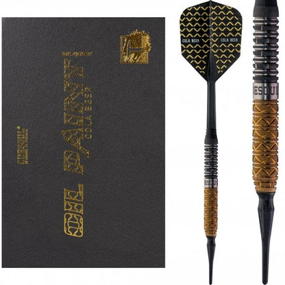 Cuesoul - Soft Tip Tungsten Darts - Cola Beer - Oil Paint Finish