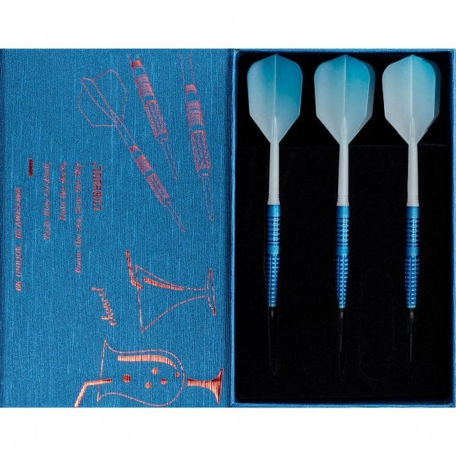 Cuesoul - Soft Tip Tungsten Darts - Blue Cocktail - Oil Paint Finish