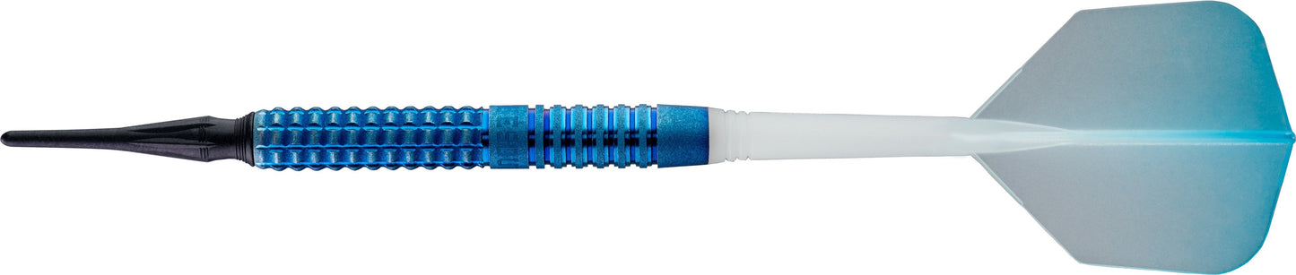 Cuesoul - Soft Tip Tungsten Darts - Blue Cocktail - Oil Paint Finish