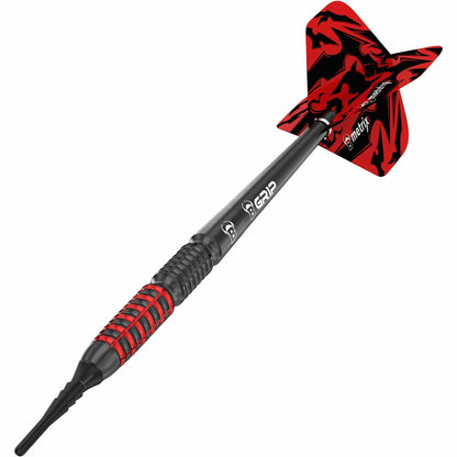 BULL'S Magma Darts - Soft Tip - Black and Red