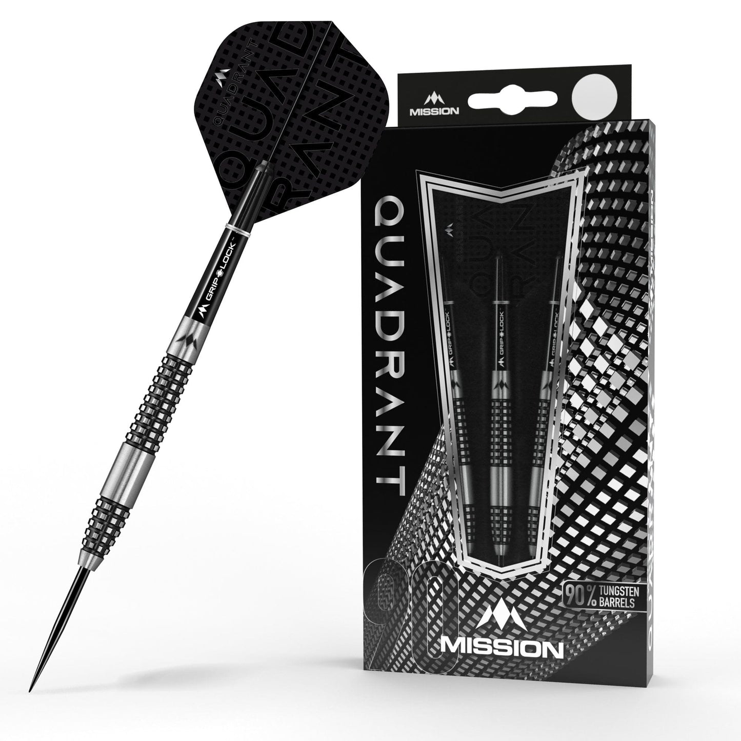 Mission Quadrant Darts - Steel Tip - M2 - Quad Grip