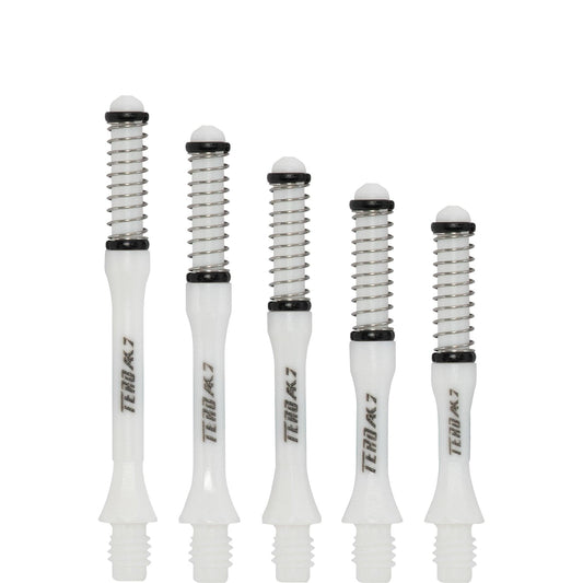 Cuesoul - Dart Shafts - Tero Flight System - AK7 - Slim - Set of 4 - White