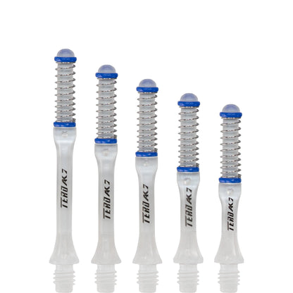 Cuesoul - Dart Shafts - Tero Flight System - AK7 - Slim - Set of 4 - Ice Clear