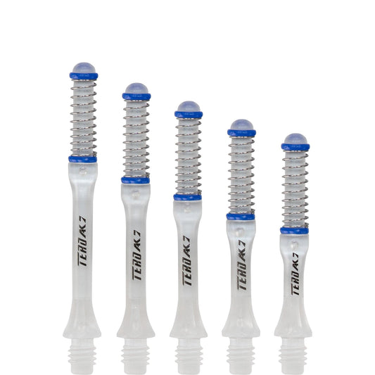 Cuesoul - Dart Shafts - Tero Flight System - AK7 - Slim - Set of 4 - Ice Clear