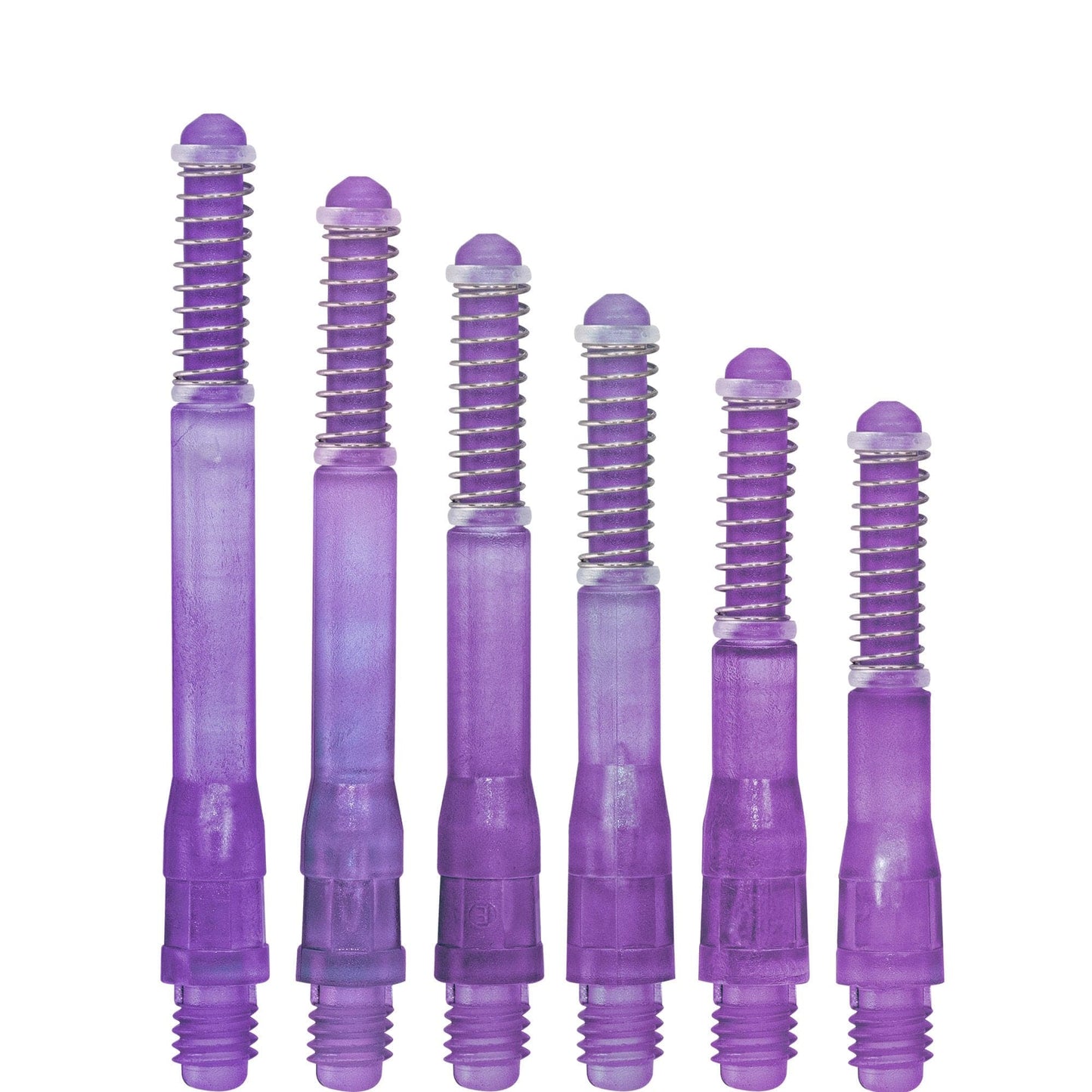 *Cuesoul - Dart Shafts - Tero Flight System - AK7 - Gradient - Standard - Set of 4 - Purple