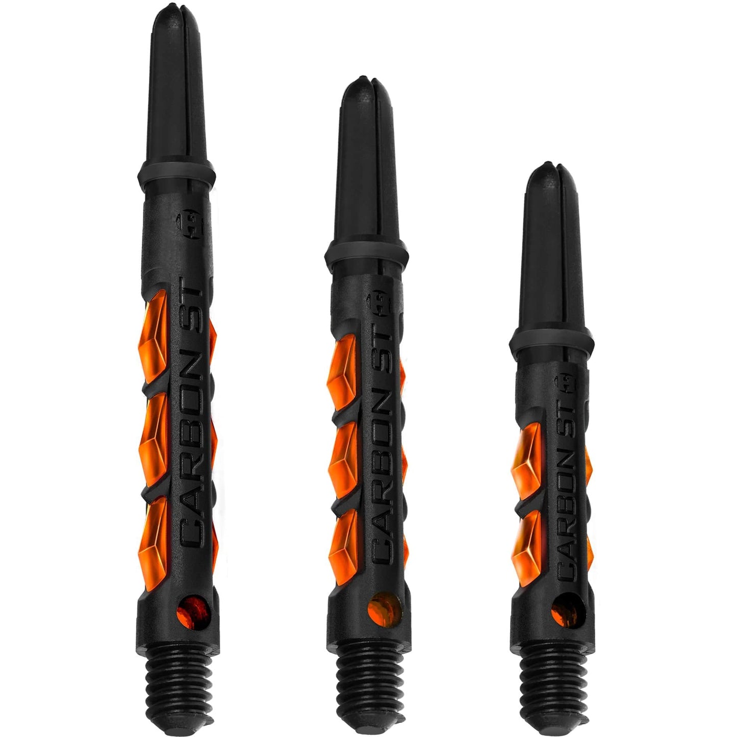 Harrows Carbon ST Shafts - Dart Stems - Black & Orange