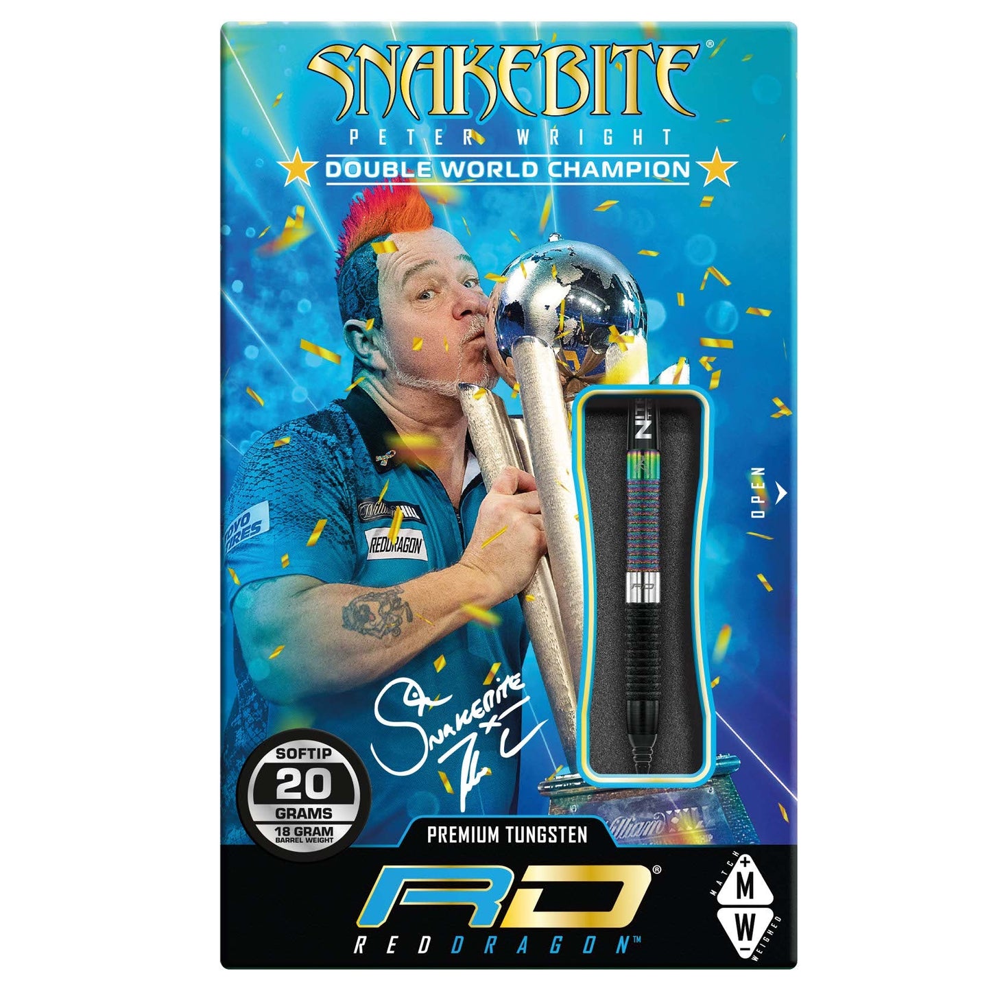 Peter Wright World Champion Diamond Fusion SE Softip