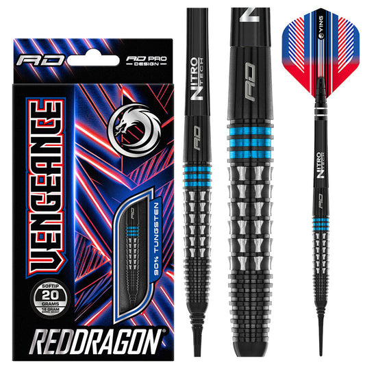 Vengeance Blue Softip Darts