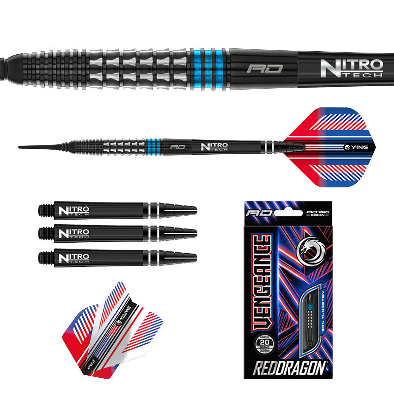 Vengeance Blue Softip Darts