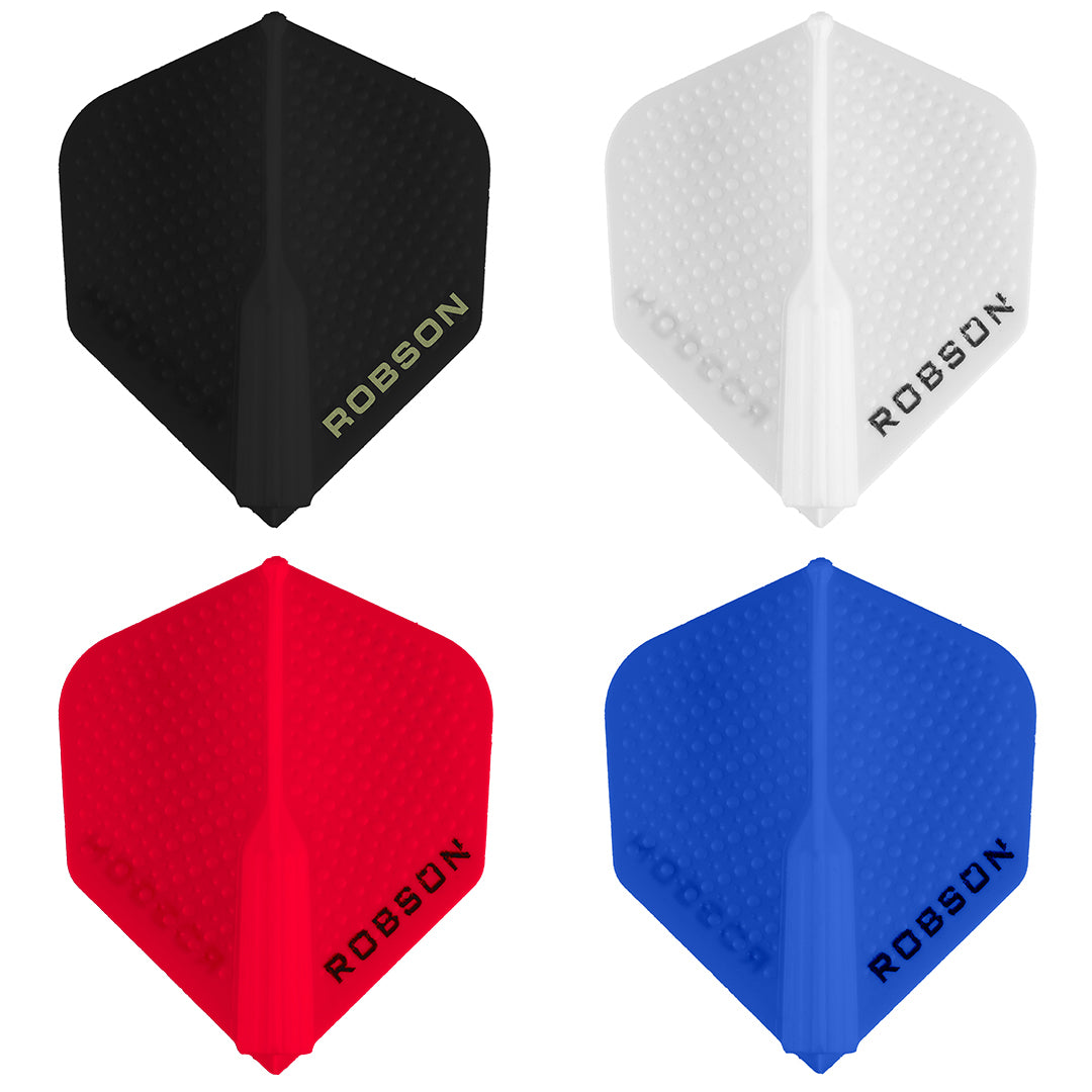 Robson Plus Dart Flights - for all shafts - Std No2 - Dimpled ...