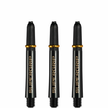 Harrows Supergrip Shafts - Dart Stems - Black Gold