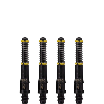 Cuesoul - Dart Shafts - Tero Flight System - AK7 - Standard - Set of 4 - Black