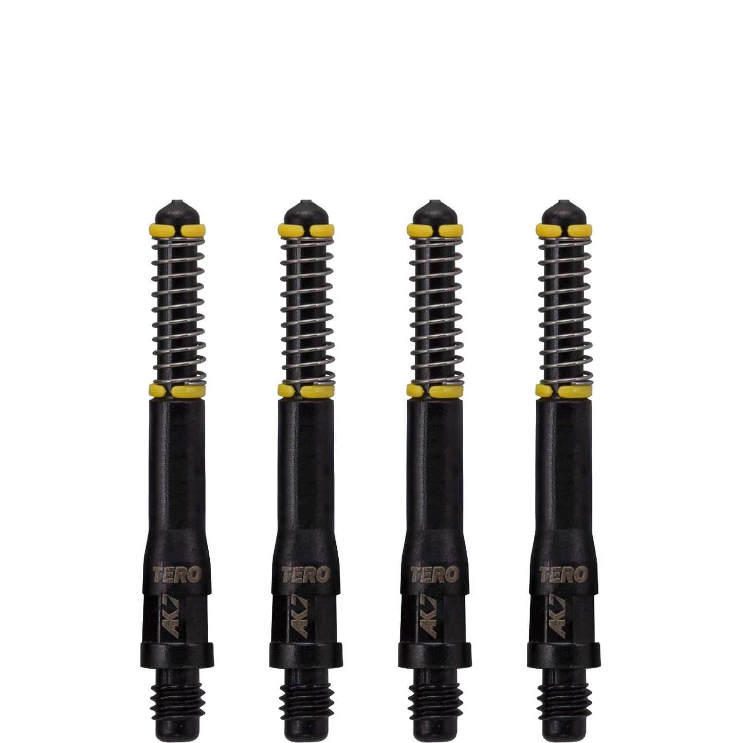 Cuesoul - Dart Shafts - Tero Flight System - AK7 - Standard - Set of 4 - Black