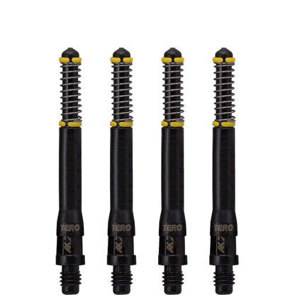 Cuesoul - Dart Shafts - Tero Flight System - AK7 - Standard - Set of 4 - Black