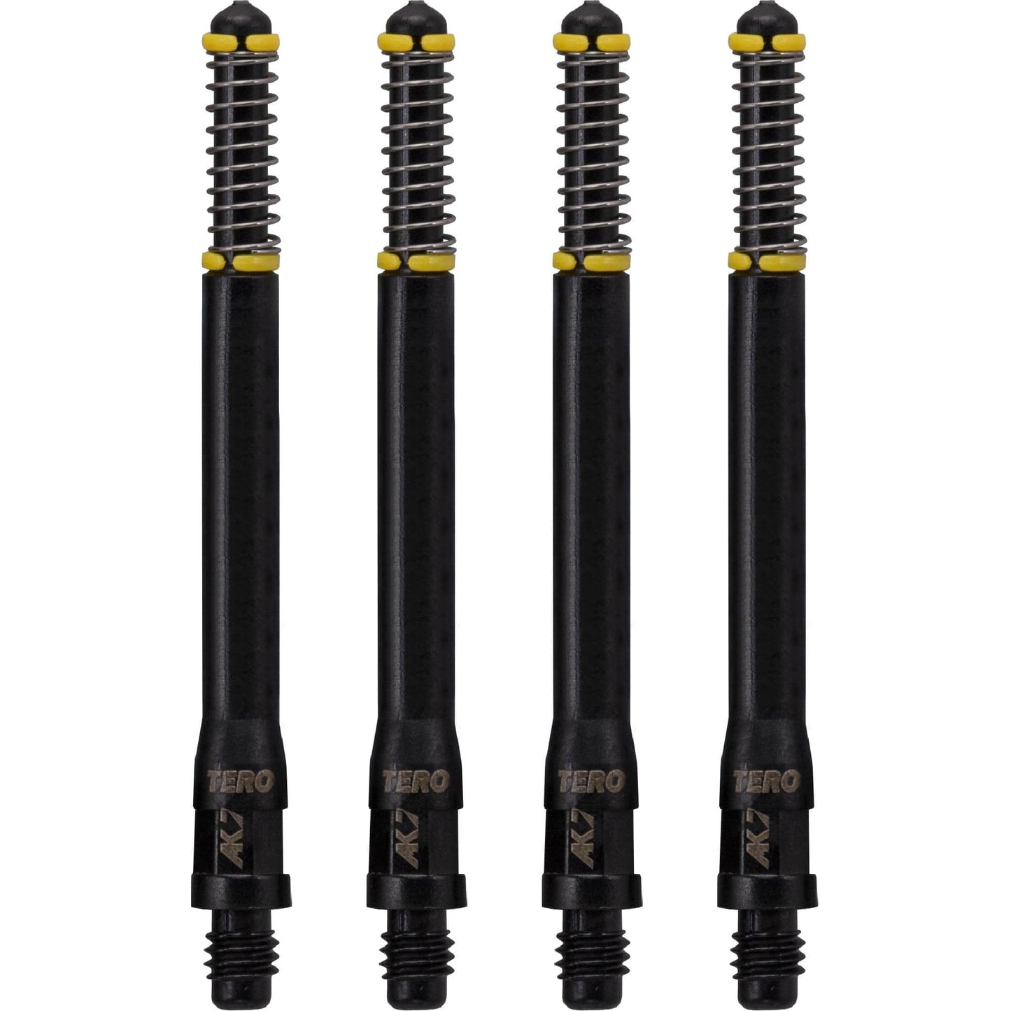 Cuesoul - Dart Shafts - Tero Flight System - AK7 - Standard - Set of 4 - Black