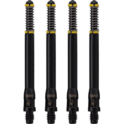 Cuesoul - Dart Shafts - Tero Flight System - AK7 - Standard - Set of 4 - Black