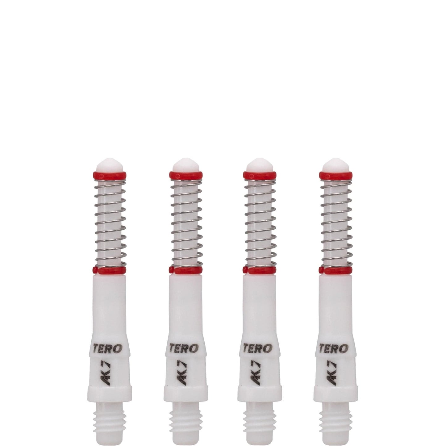 Cuesoul - Dart Shafts - Tero Flight System - AK7 - Standard - Set of 4 - White