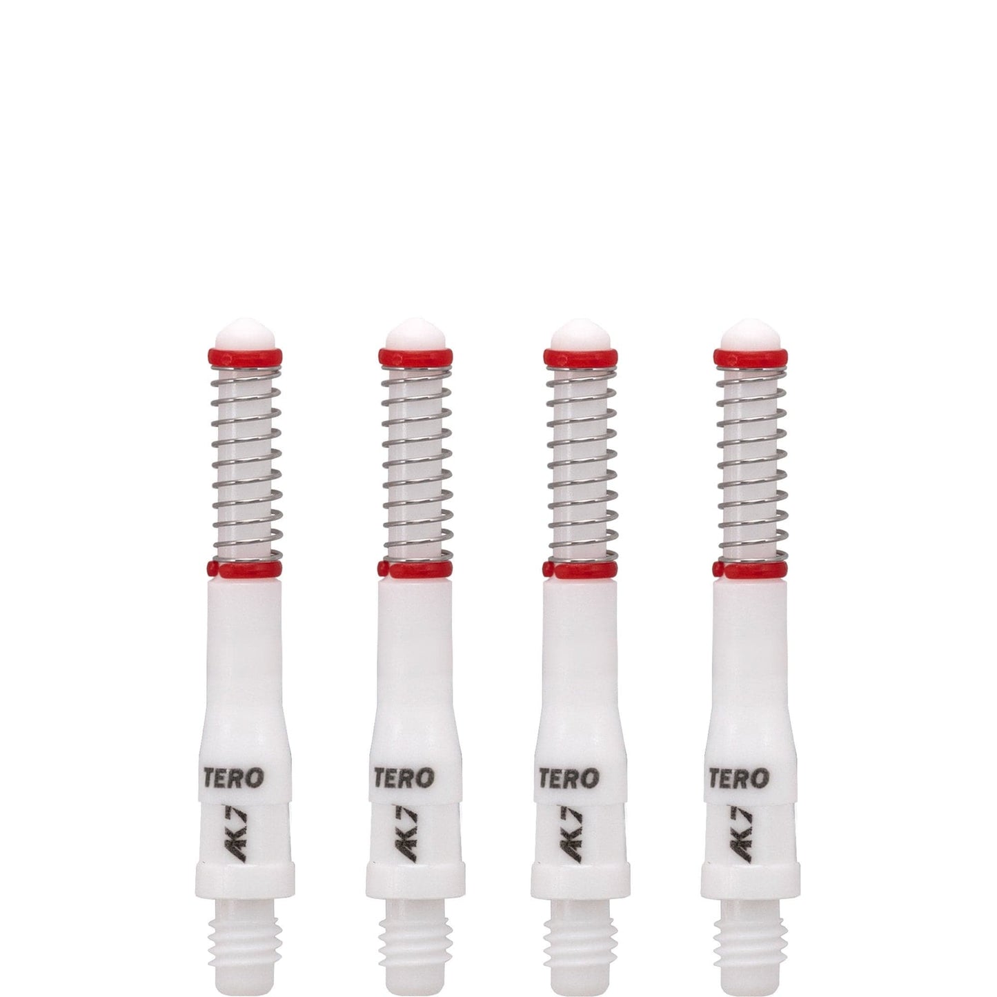 Cuesoul - Dart Shafts - Tero Flight System - AK7 - Standard - Set of 4 - White