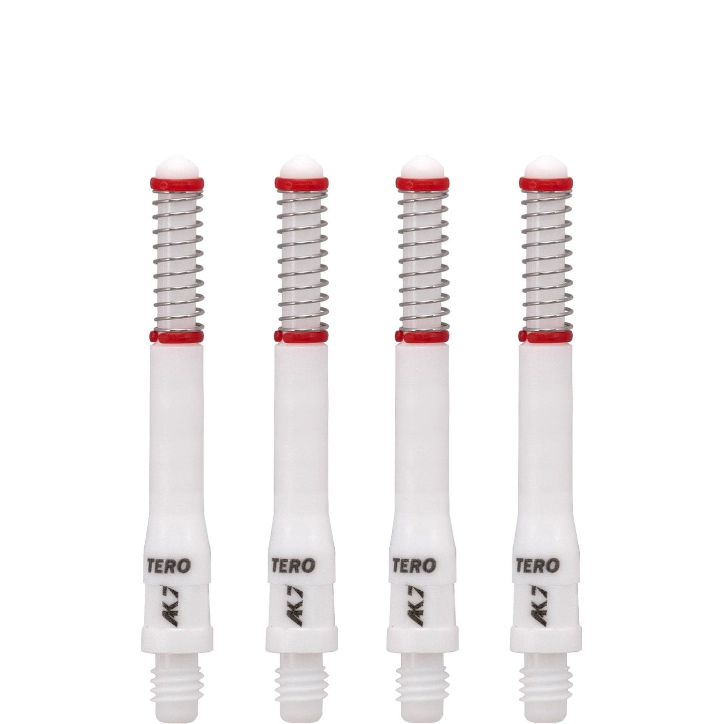 Cuesoul - Dart Shafts - Tero Flight System - AK7 - Standard - Set of 4 - White