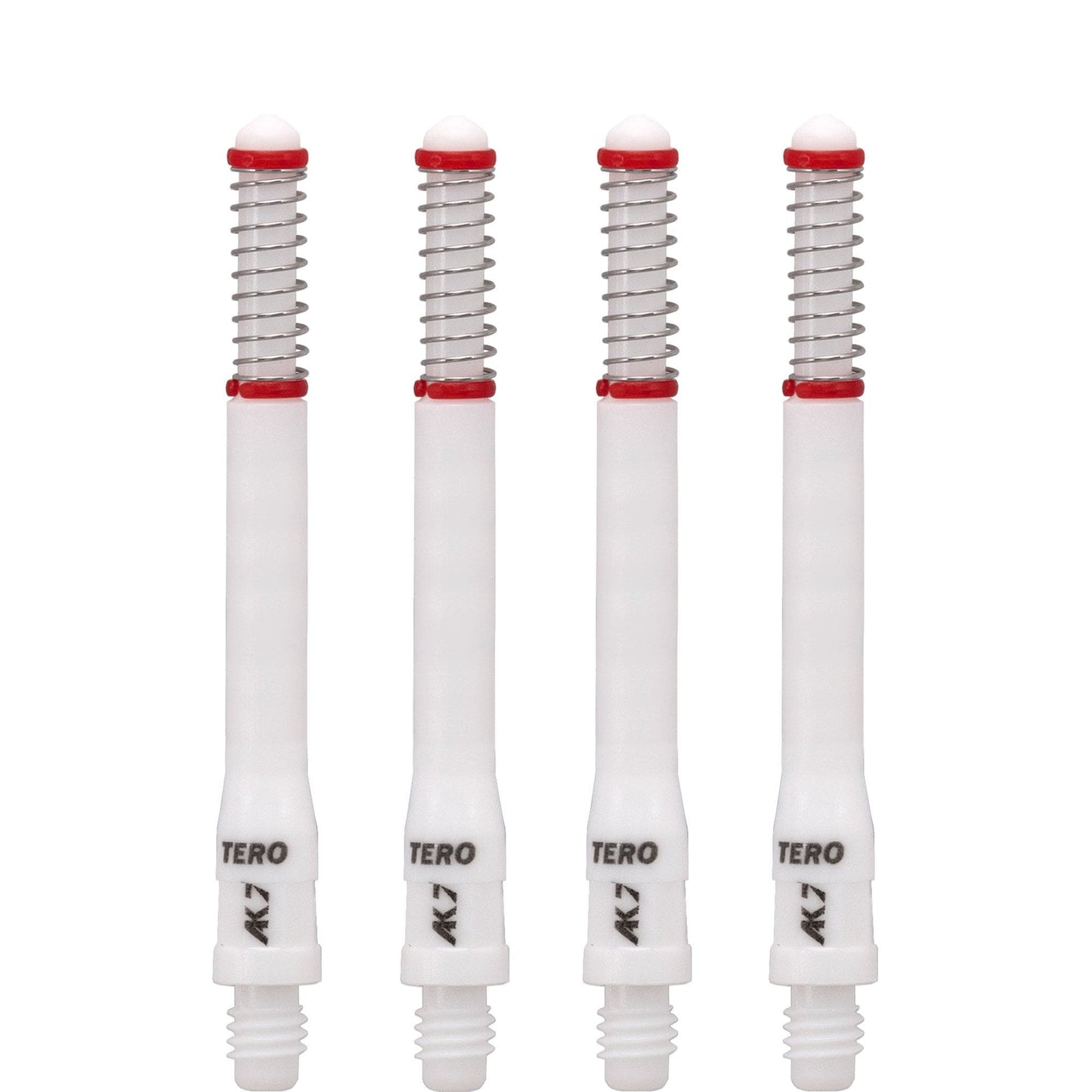 Cuesoul - Dart Shafts - Tero Flight System - AK7 - Standard - Set of 4 - White