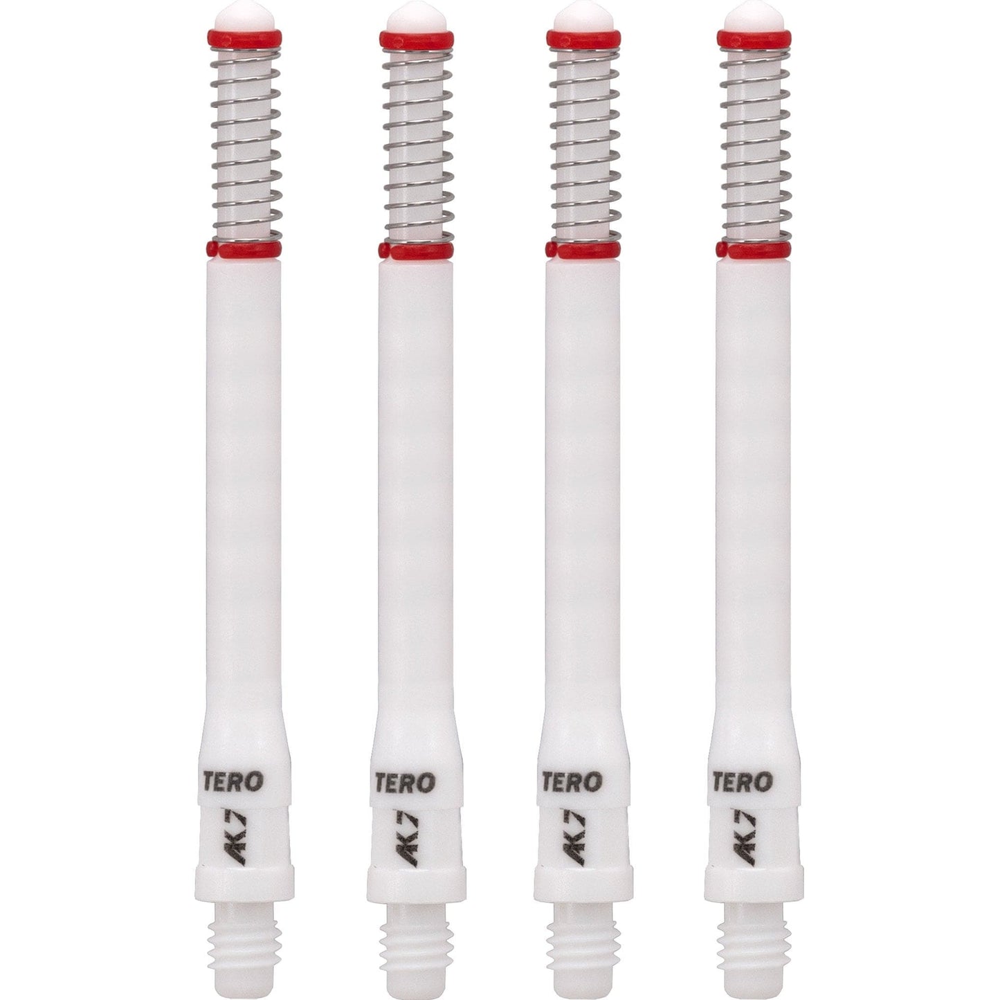 Cuesoul - Dart Shafts - Tero Flight System - AK7 - Standard - Set of 4 - White