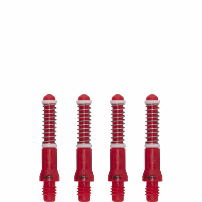 Cuesoul - Dart Shafts - Tero Flight System - AK7 - Standard - Set of 4 - Red