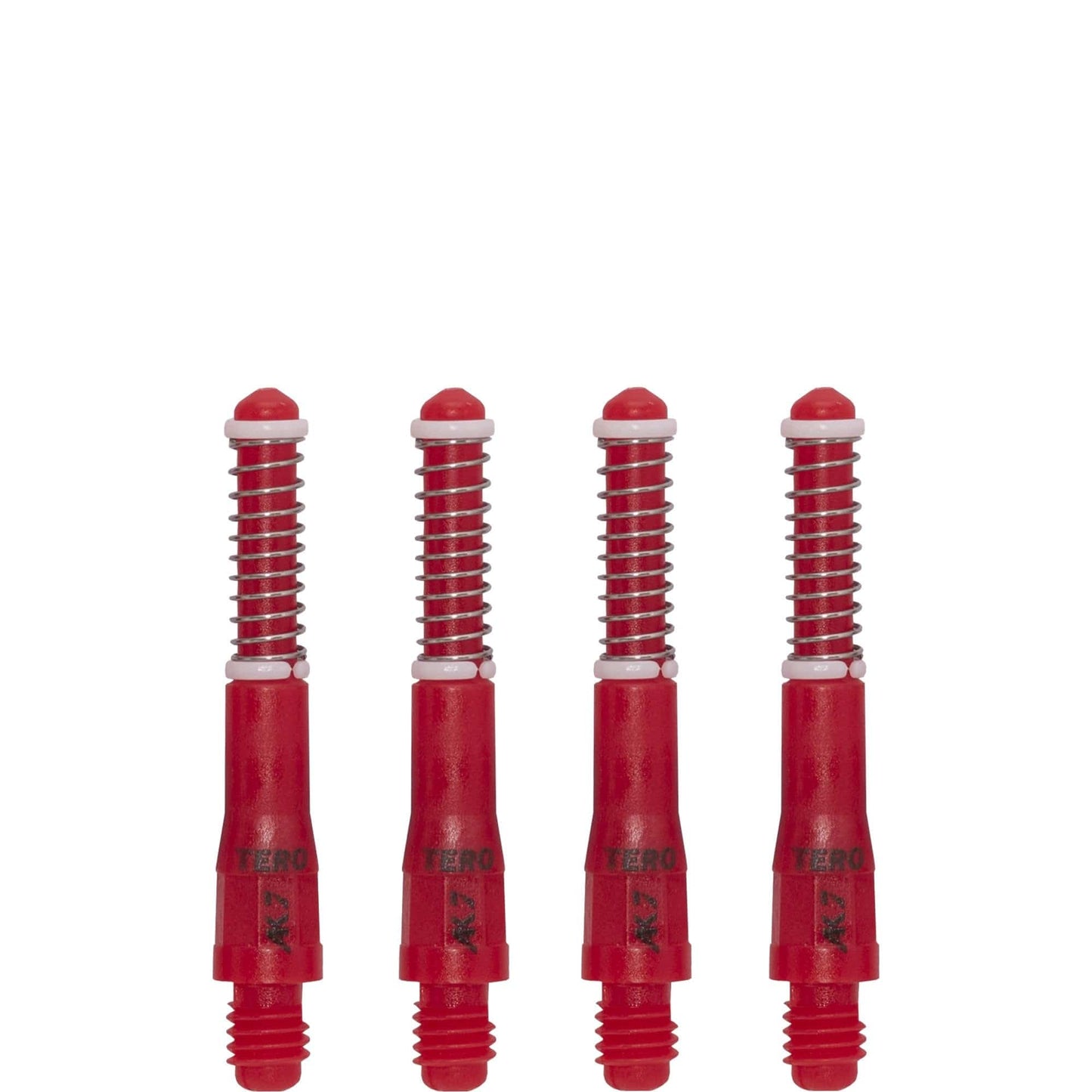 Cuesoul - Dart Shafts - Tero Flight System - AK7 - Standard - Set of 4 - Red