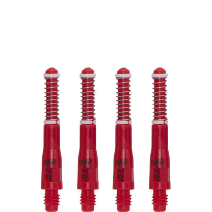 Cuesoul - Dart Shafts - Tero Flight System - AK7 - Standard - Set of 4 - Red