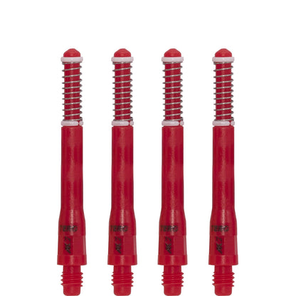 Cuesoul - Dart Shafts - Tero Flight System - AK7 - Standard - Set of 4 - Red
