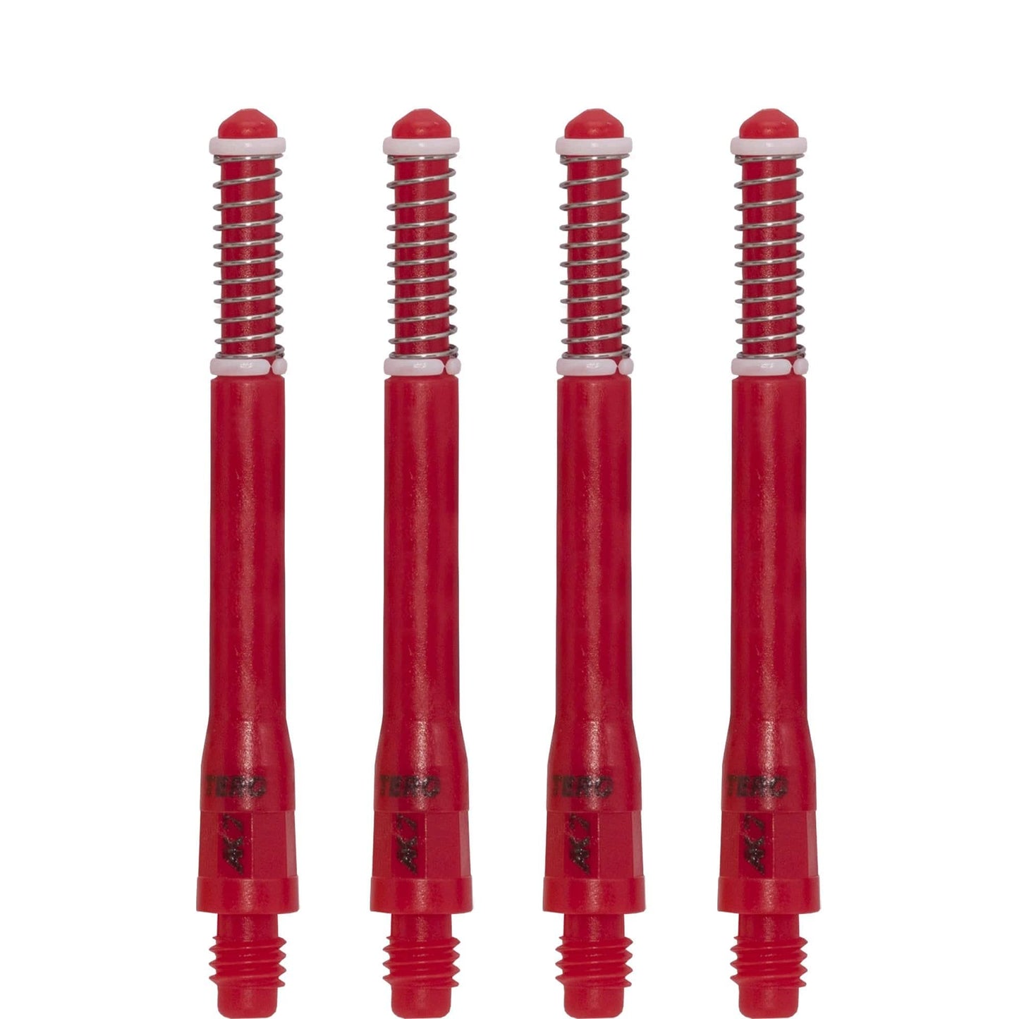 Cuesoul - Dart Shafts - Tero Flight System - AK7 - Standard - Set of 4 - Red