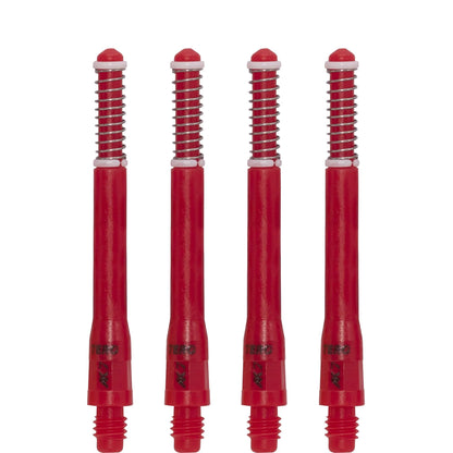 Cuesoul - Dart Shafts - Tero Flight System - AK7 - Standard - Set of 4 - Red